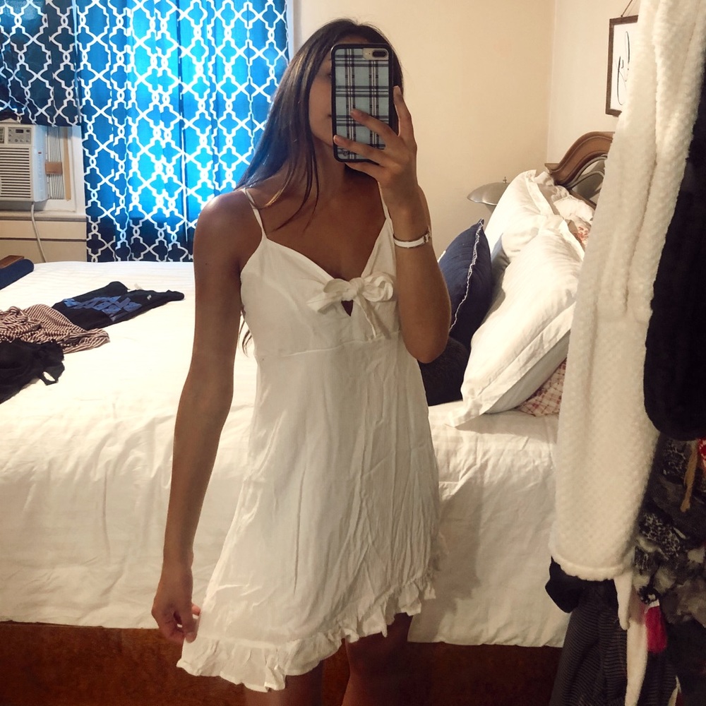 NWT flowy white dress